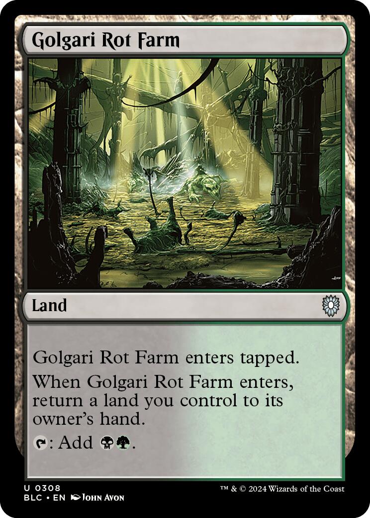Golgari Rot Farm [Bloomburrow Commander] | Good Games Cannington