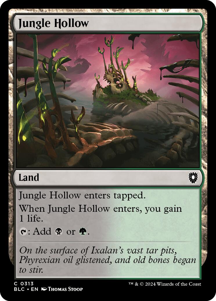 Jungle Hollow [Bloomburrow Commander] | Good Games Cannington