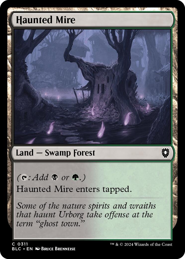 Haunted Mire [Bloomburrow Commander] | Good Games Cannington
