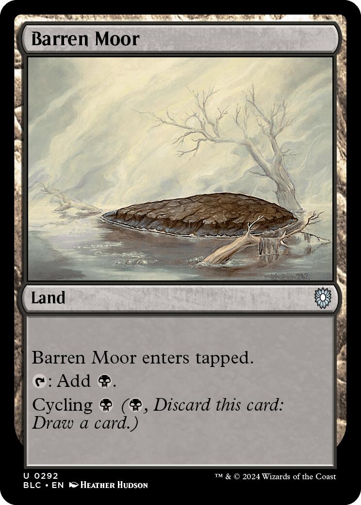 Barren Moor [Bloomburrow Commander] | Good Games Cannington