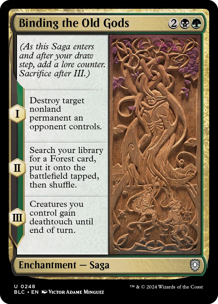 Binding the Old Gods [Bloomburrow Commander] | Good Games Cannington