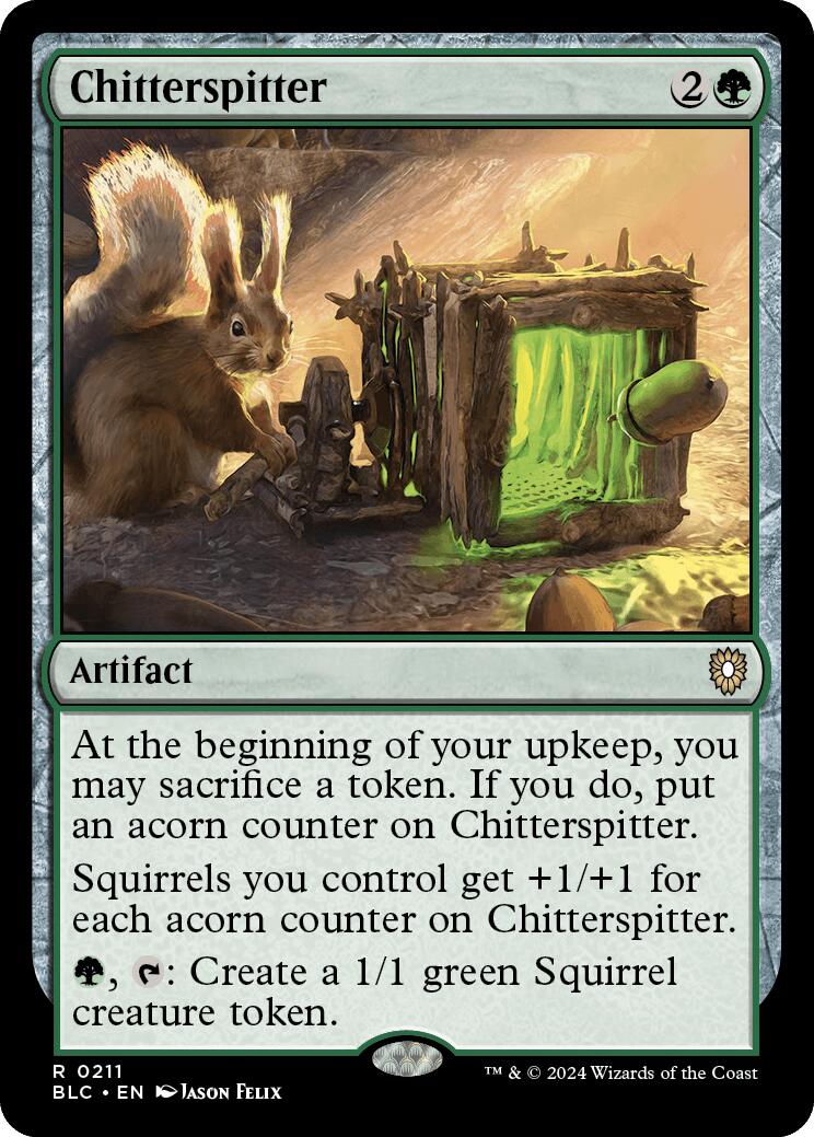 Chitterspitter [Bloomburrow Commander] | Good Games Cannington