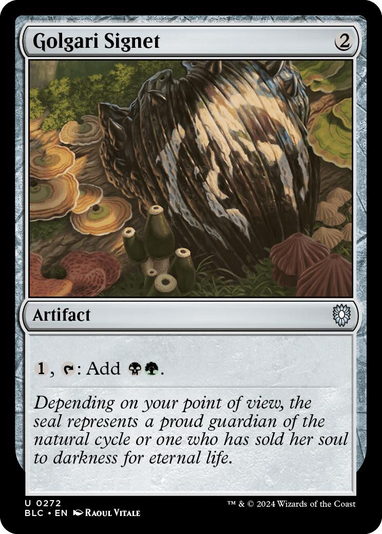 Golgari Signet [Bloomburrow Commander] | Good Games Cannington