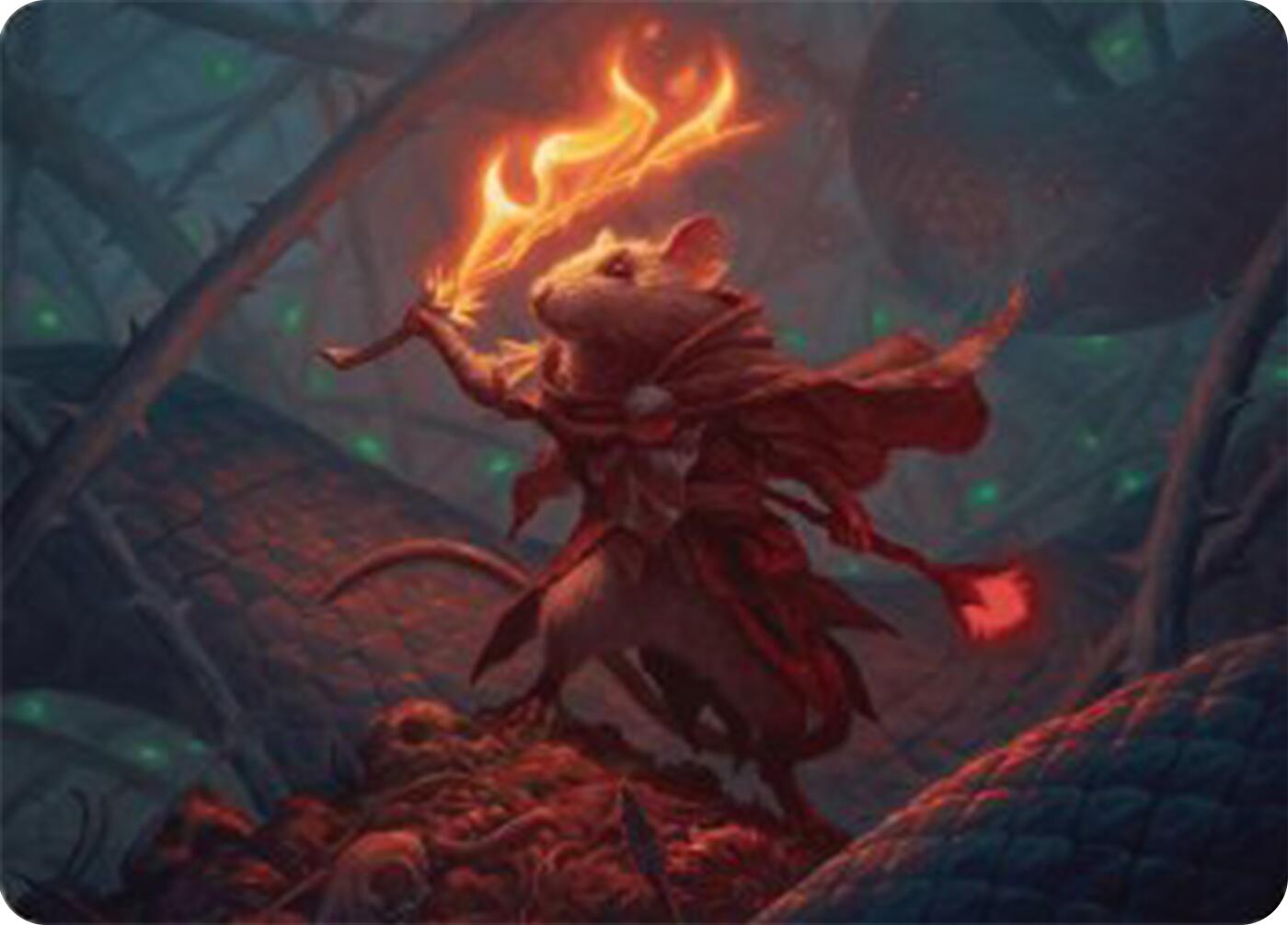 Emberheart Challenger Art Card [Bloomburrow Art Series] | Good Games Cannington
