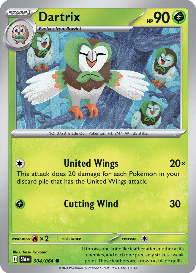 Dartrix (004/064) [Scarlet & Violet: Shrouded Fable] | Good Games Cannington