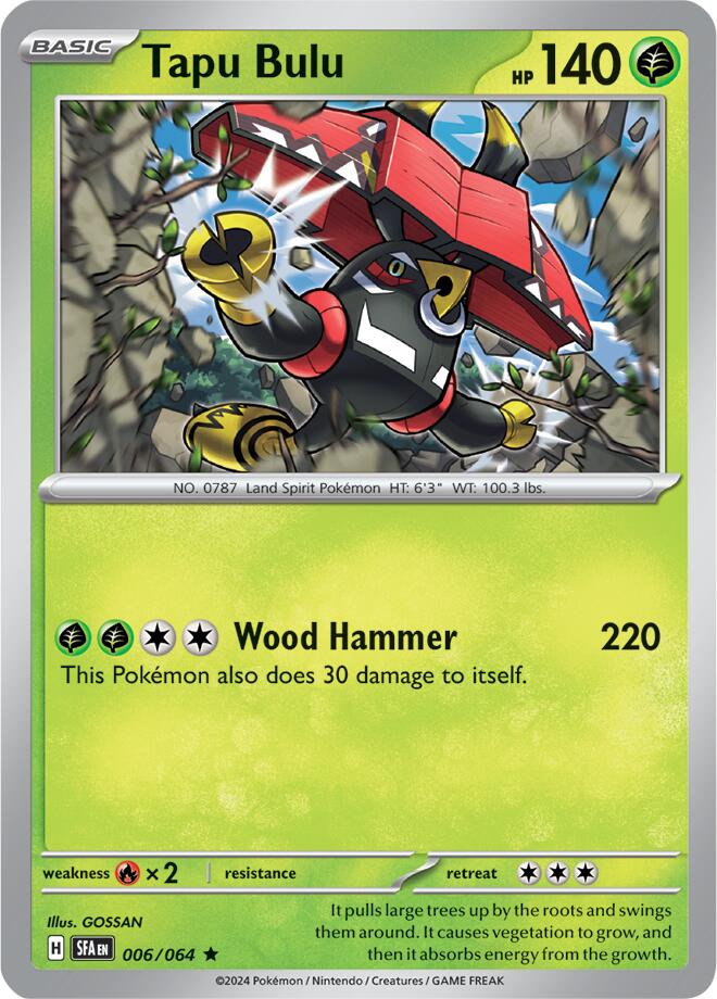 Tapu Bulu (006/064) [Scarlet & Violet: Shrouded Fable] | Good Games Cannington
