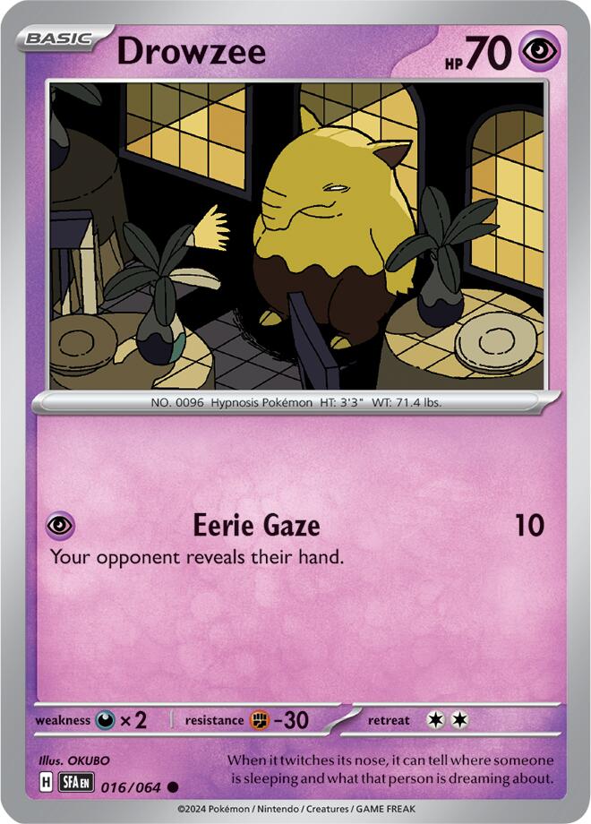 Drowzee (016/064) [Scarlet & Violet: Shrouded Fable] | Good Games Cannington