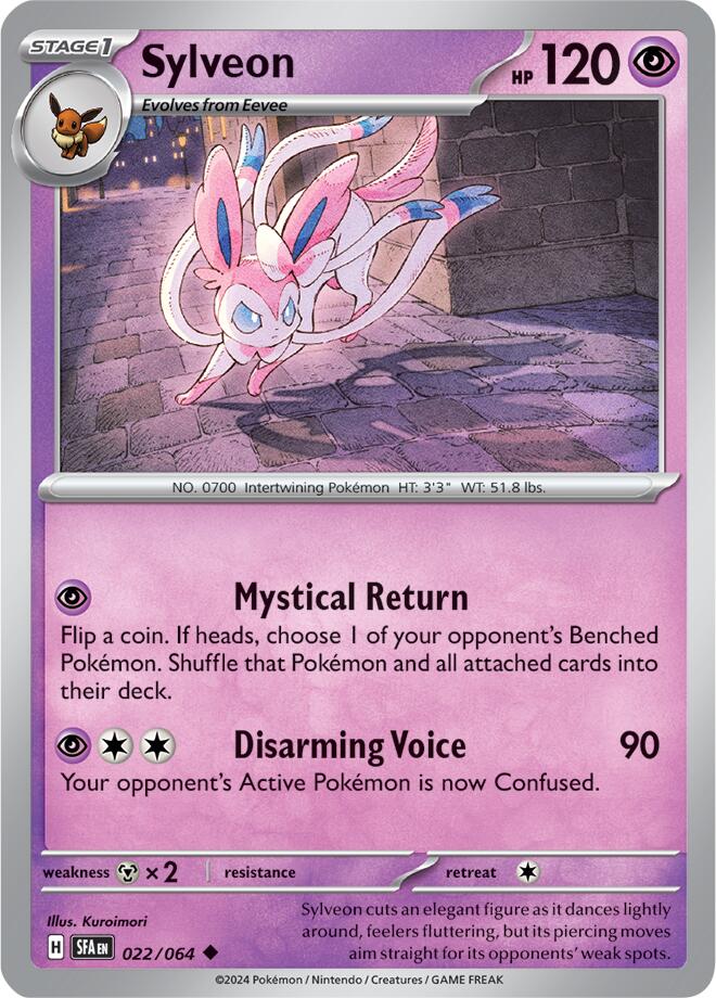 Sylveon (022/064) [Scarlet & Violet: Shrouded Fable] | Good Games Cannington