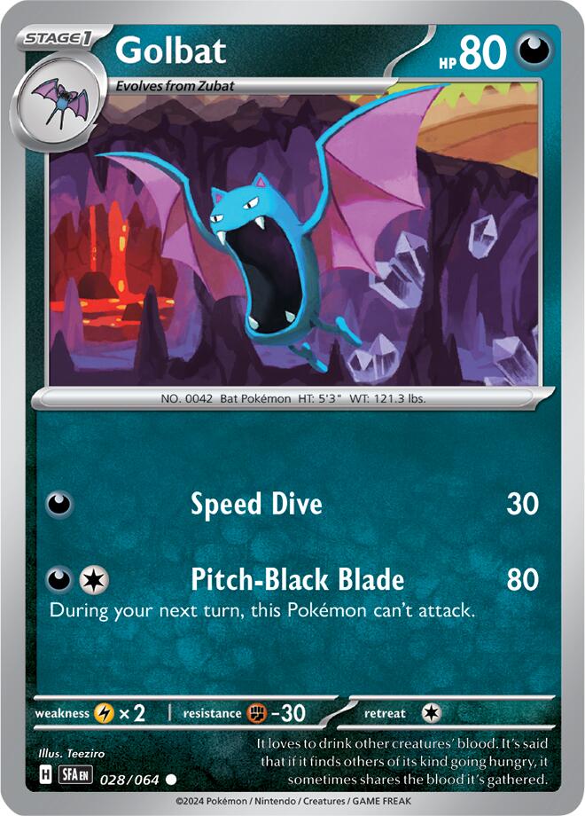 Golbat (028/064) [Scarlet & Violet: Shrouded Fable] | Good Games Cannington