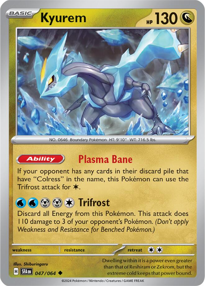 Kyurem (047/064) [Scarlet & Violet: Shrouded Fable] | Good Games Cannington