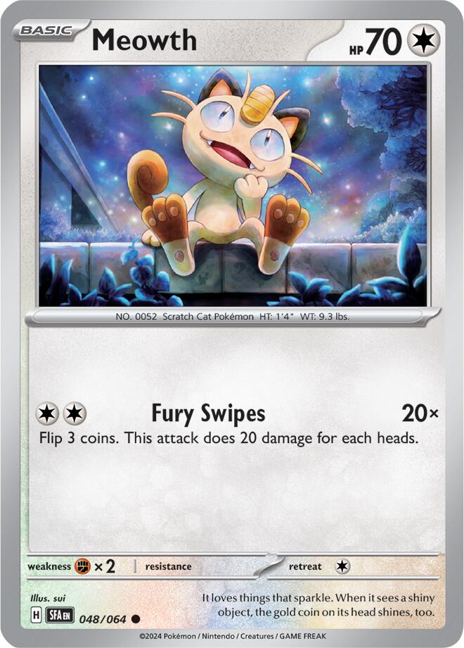 Meowth (048/064) [Scarlet & Violet: Shrouded Fable] | Good Games Cannington