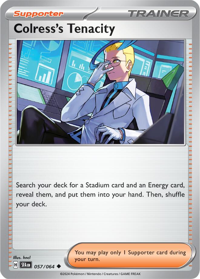 Colress's Tenacity (057/064) [Scarlet & Violet: Shrouded Fable] | Good Games Cannington