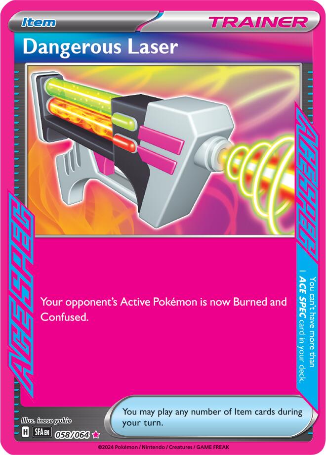 Dangerous Laser (058/064) [Scarlet & Violet: Shrouded Fable] | Good Games Cannington