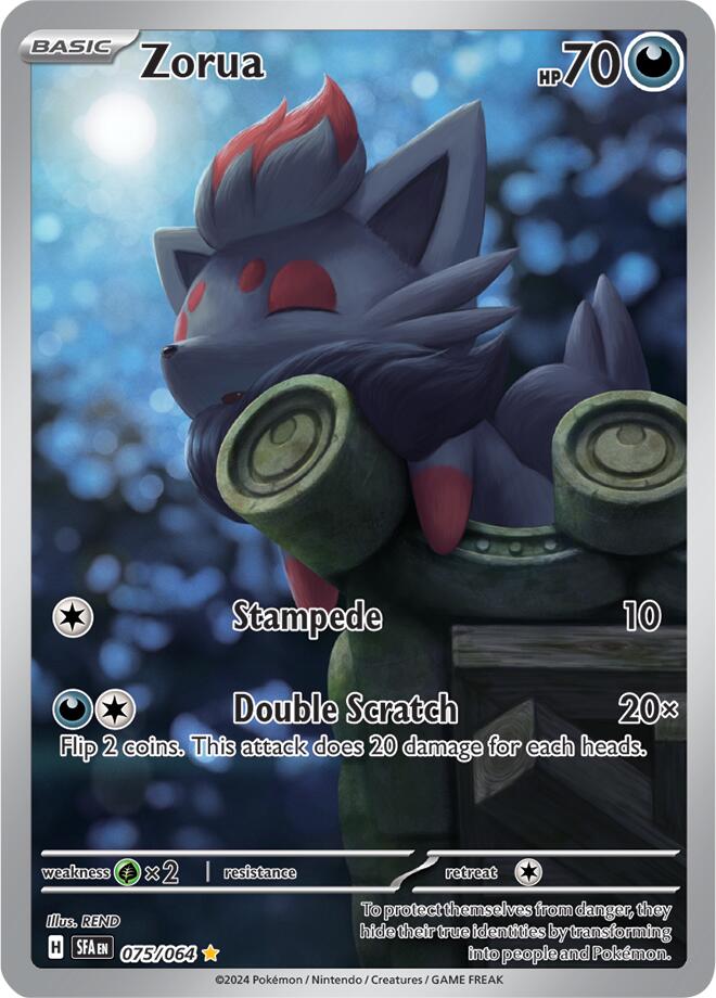 Zorua (075/064) [Scarlet & Violet: Shrouded Fable] | Good Games Cannington