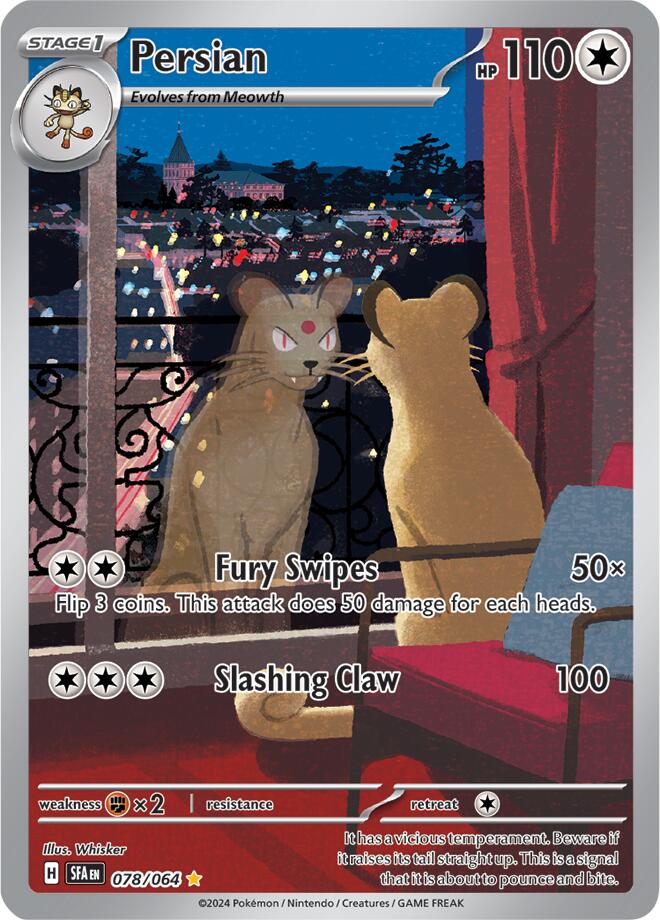 Persian (078/064) [Scarlet & Violet: Shrouded Fable] | Good Games Cannington