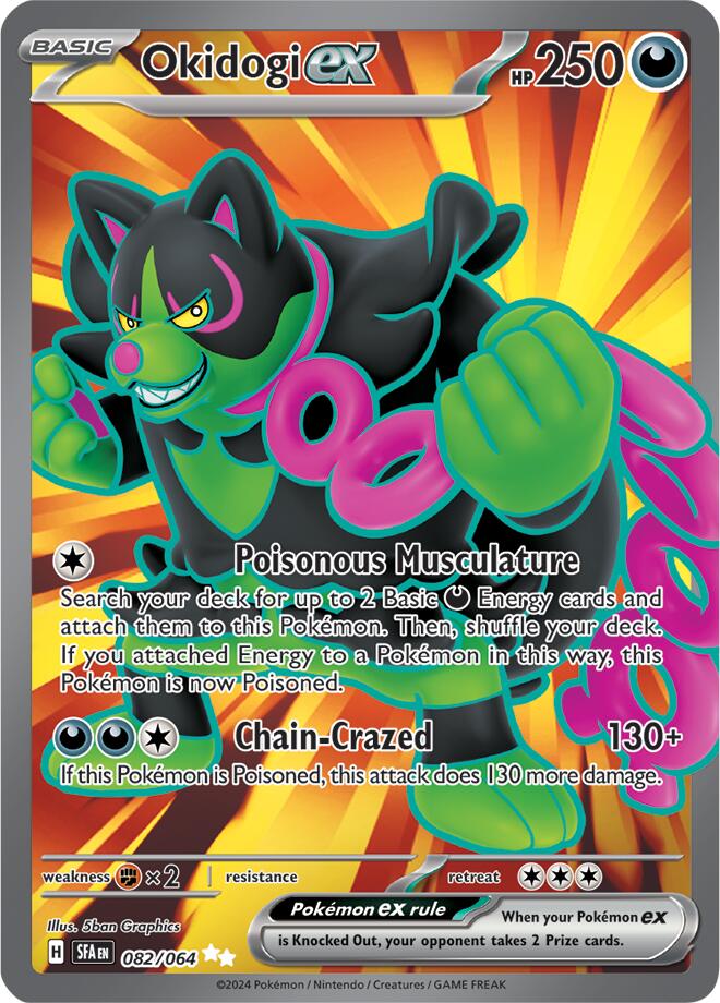 Okidogi ex (082/064) [Scarlet & Violet: Shrouded Fable] | Good Games Cannington