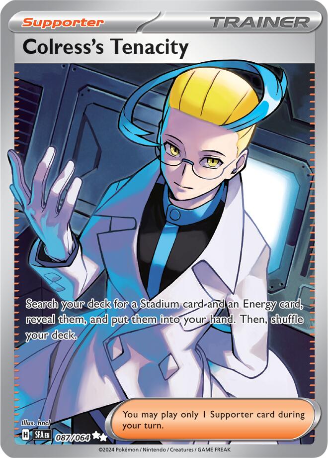 Colress's Tenacity (087/064) [Scarlet & Violet: Shrouded Fable] | Good Games Cannington