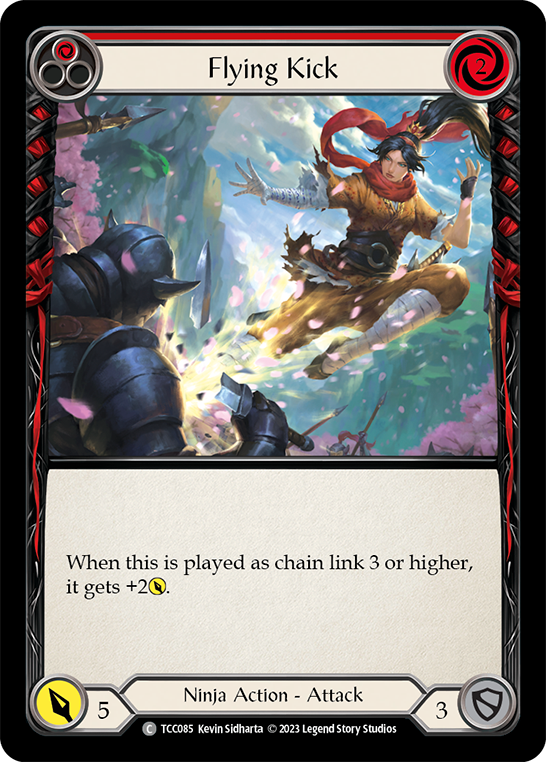 Flying Kick (Red) [TCC085] (Round the Table: TCC x LSS) | Good Games Cannington