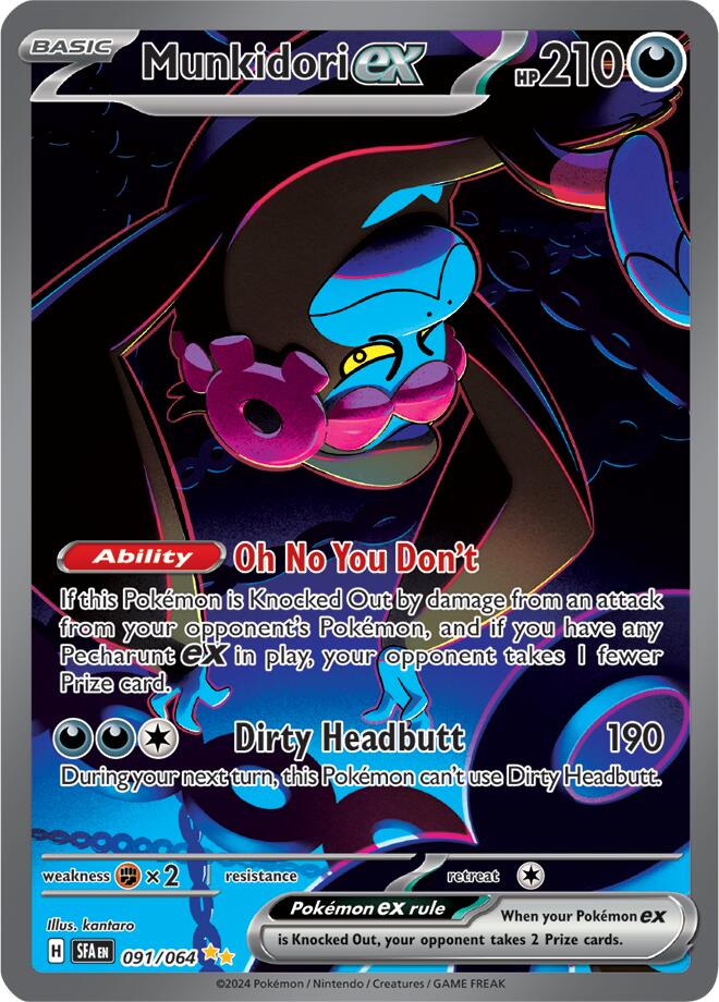 Munkidori ex (091/064) [Scarlet & Violet: Shrouded Fable] | Good Games Cannington