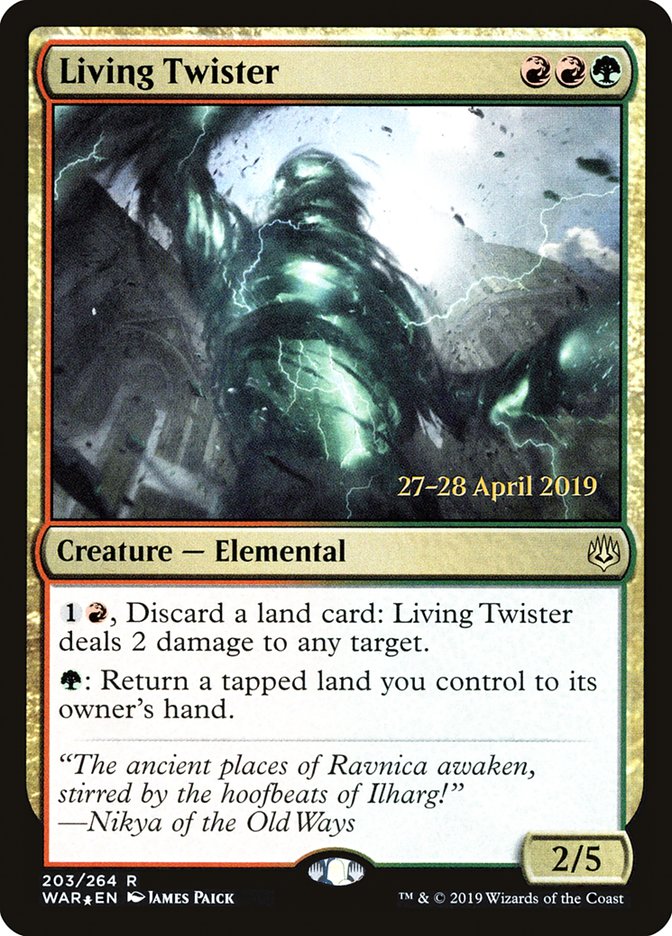 Living Twister [War of the Spark Prerelease Promos] | Good Games Cannington