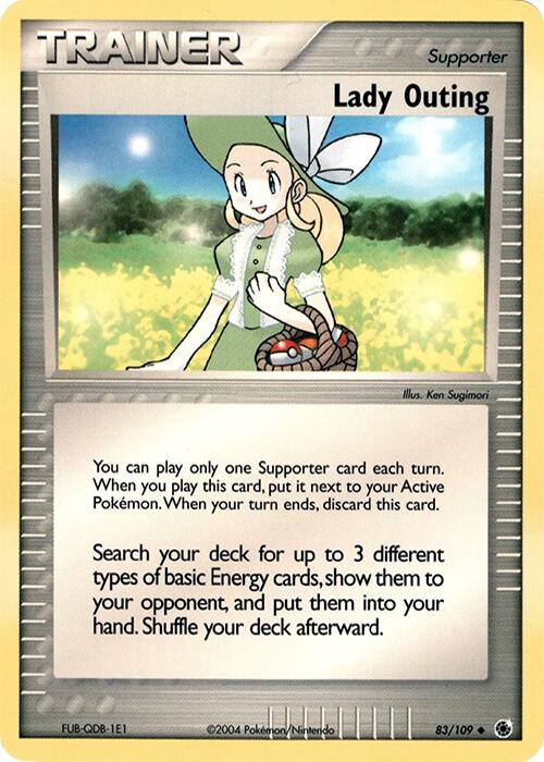 Lady Outing (83/109) (Theme Deck Exclusive) [EX: Ruby & Sapphire] | Good Games Cannington