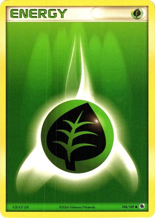 Grass Energy (104/109) (Theme Deck Exclusive) [EX: Ruby & Sapphire] | Good Games Cannington