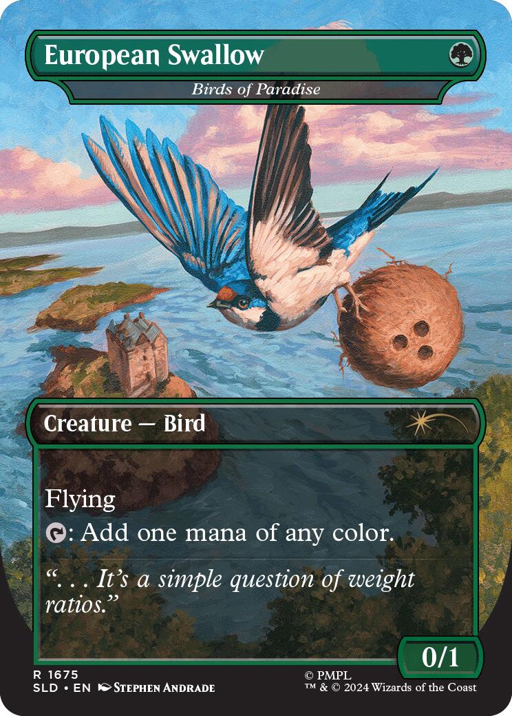 African Swallow - Birds of Paradise [Secret Lair Drop Series] | Good Games Cannington