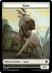 Goat // Wolf (032) Double-Sided Token [Bloomburrow Commander Tokens] | Good Games Cannington