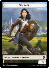 Soldier // Citizen Double-Sided Token [Bloomburrow Commander Tokens] | Good Games Cannington