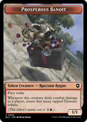 Prosperous Bandit // Treasure Double-Sided Token [Bloomburrow Commander Tokens] | Good Games Cannington