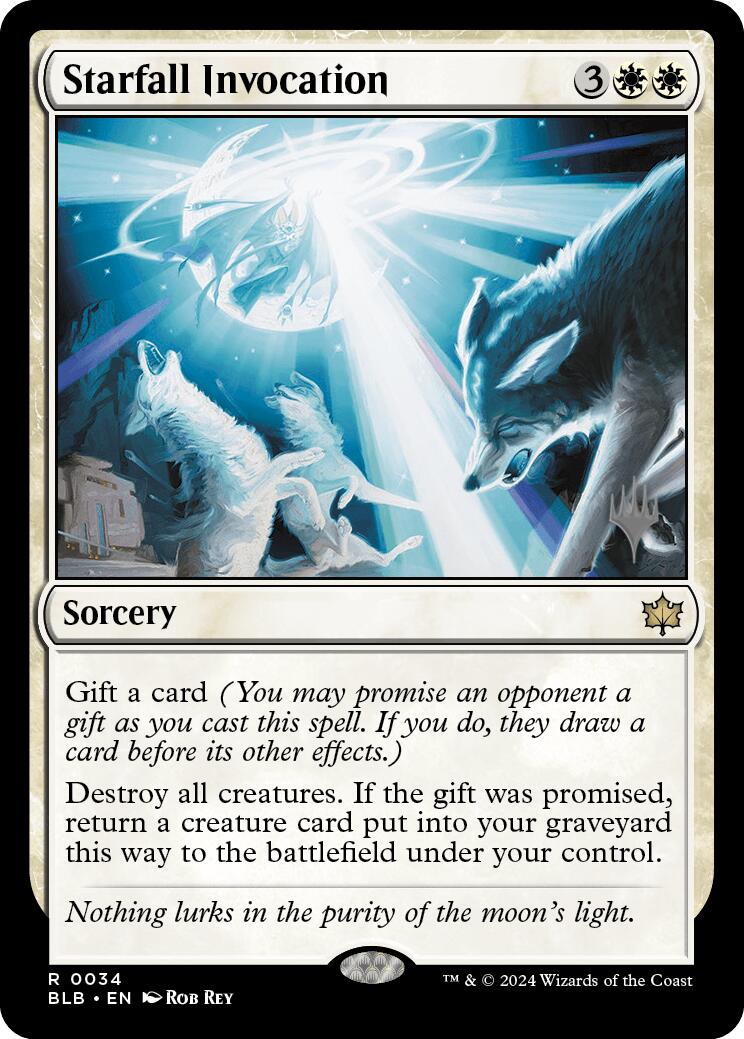 Starfall Invocation (Promo Pack) [Bloomburrow Promos] | Good Games Cannington
