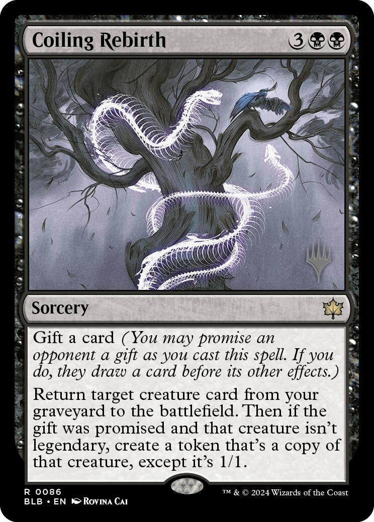 Coiling Rebirth (Promo Pack) [Bloomburrow Promos] | Good Games Cannington