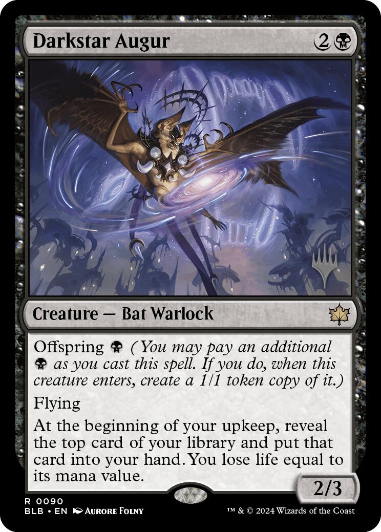 Darkstar Augur (Promo Pack) [Bloomburrow Promos] | Good Games Cannington
