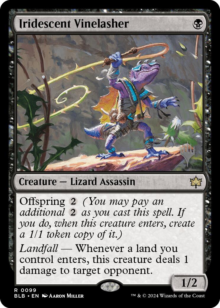 Iridescent Vinelasher (Promo Pack) [Bloomburrow Promos] | Good Games Cannington