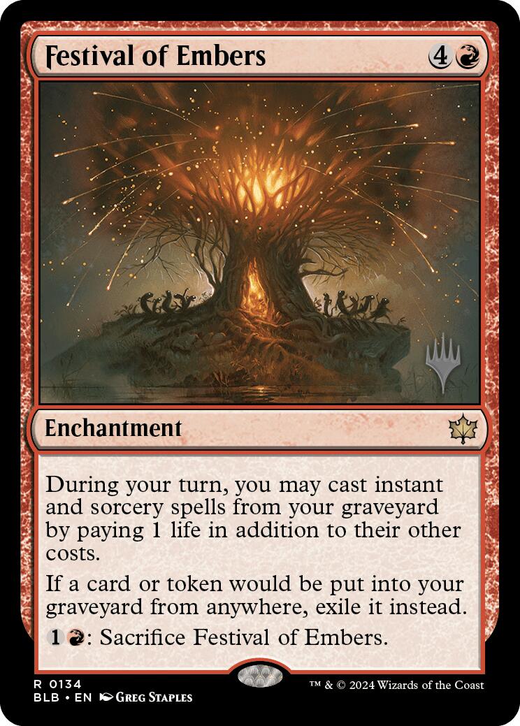 Festival of Embers (Promo Pack) [Bloomburrow Promos] | Good Games Cannington