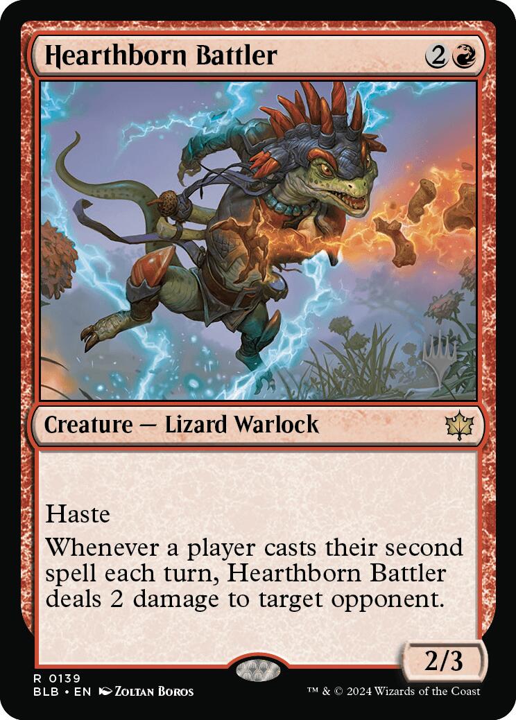 Hearthborn Battler (Promo Pack) [Bloomburrow Promos] | Good Games Cannington
