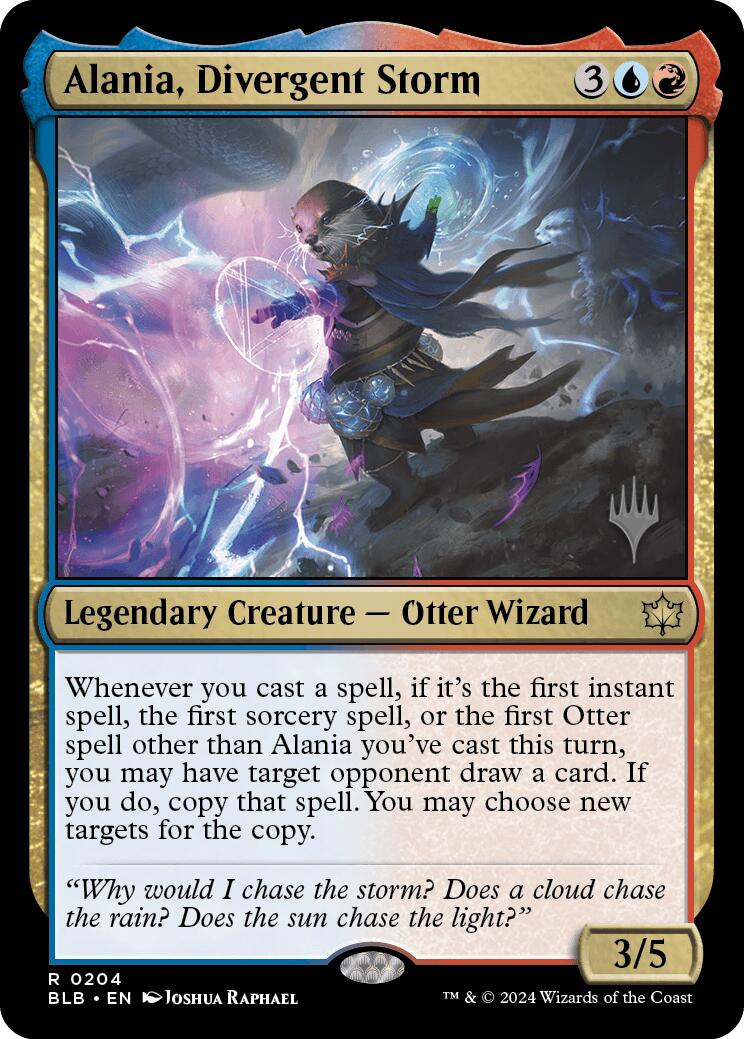 Alania, Divergent Storm (Promo Pack) [Bloomburrow Promos] | Good Games Cannington