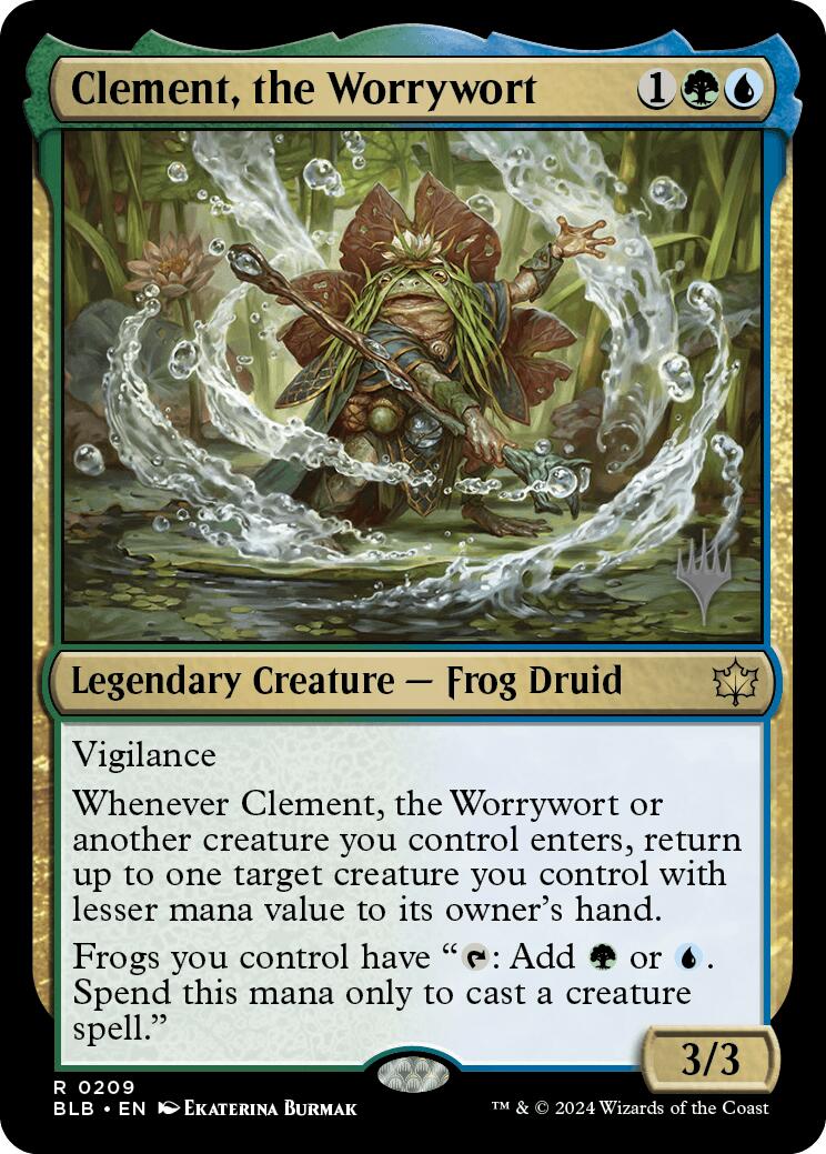 Clement, the Worrywort (Promo Pack) [Bloomburrow Promos] | Good Games Cannington