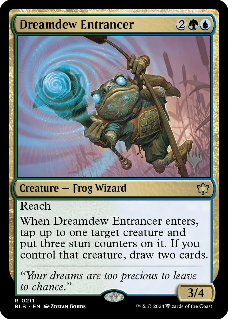 Dreamdew Entrancer (Promo Pack) [Bloomburrow Promos] | Good Games Cannington