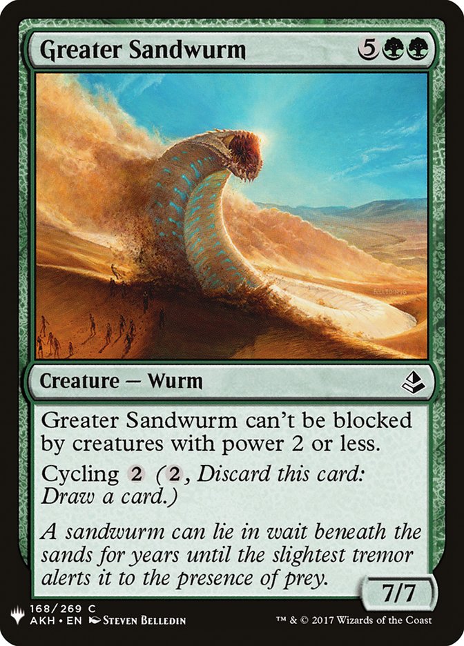 Greater Sandwurm [Mystery Booster] | Good Games Cannington