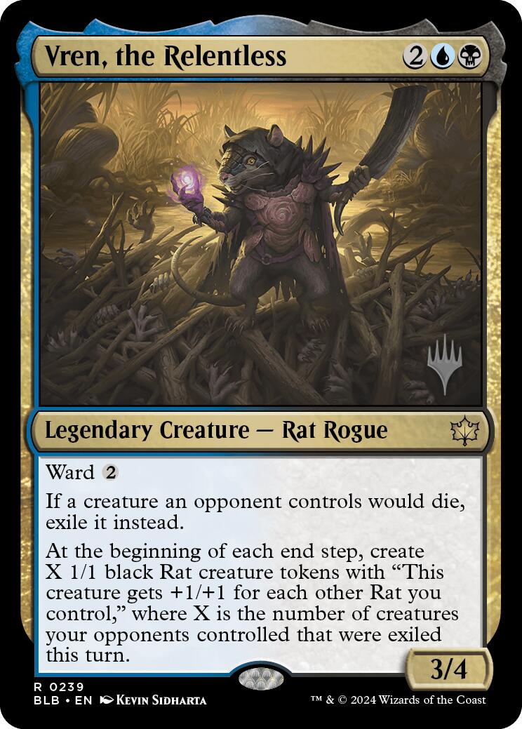 Vren, the Relentless (Promo Pack) [Bloomburrow Promos] | Good Games Cannington