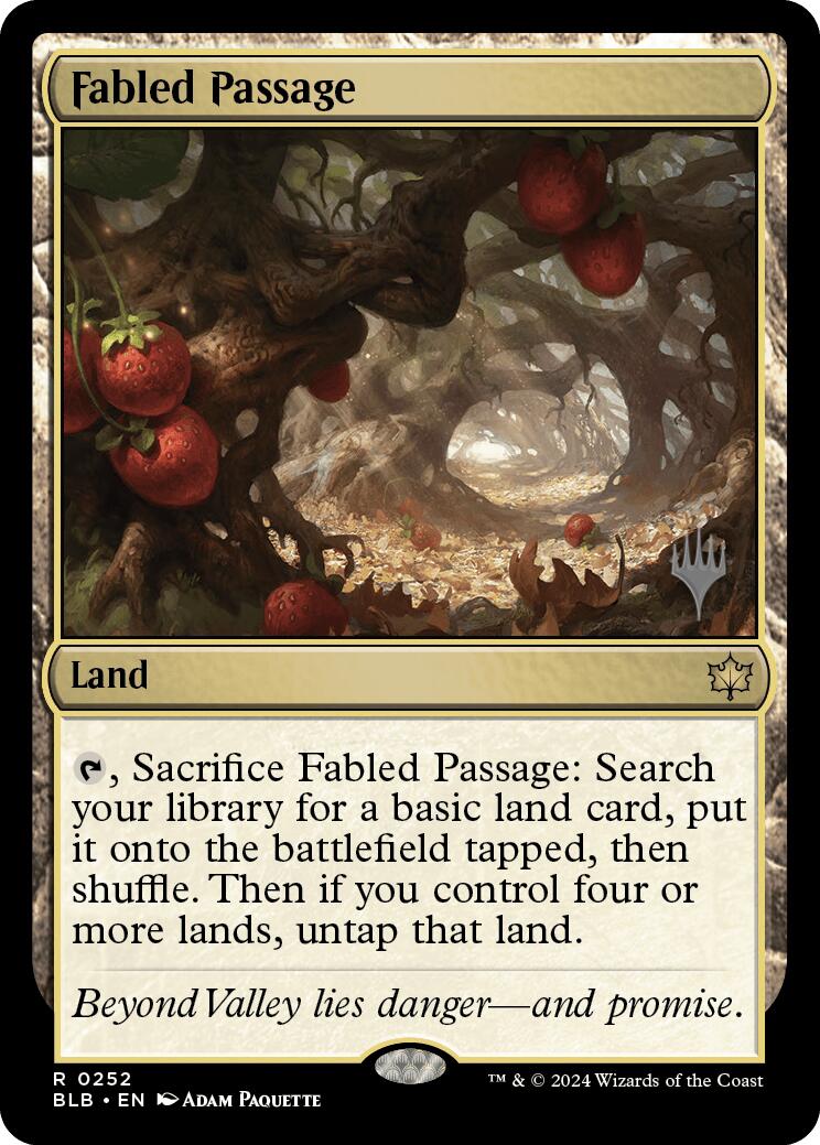 Fabled Passage (Promo Pack) [Bloomburrow Promos] | Good Games Cannington