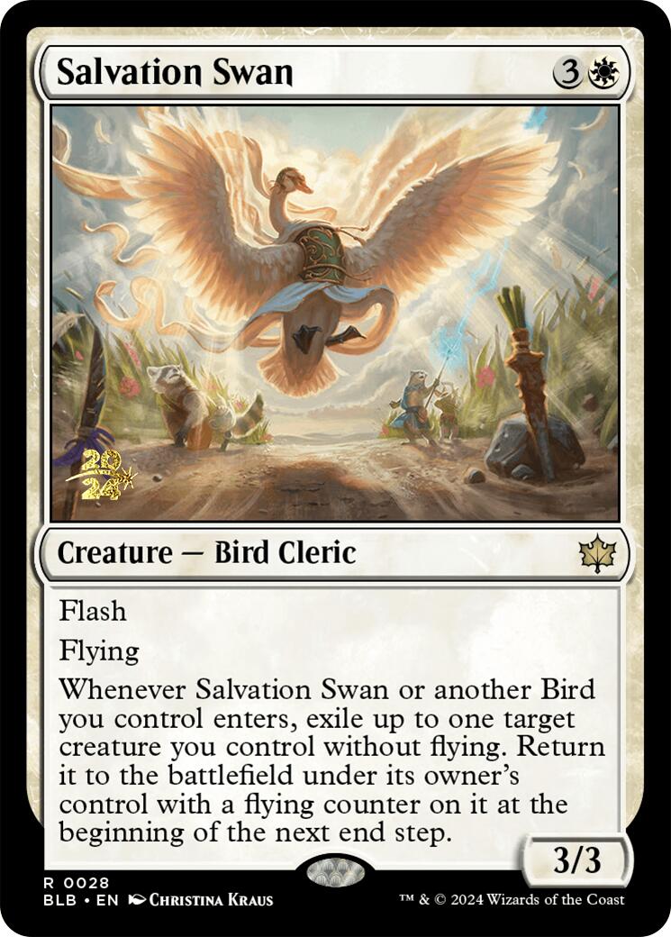 Salvation Swan [Bloomburrow Prerelease Promos] | Good Games Cannington