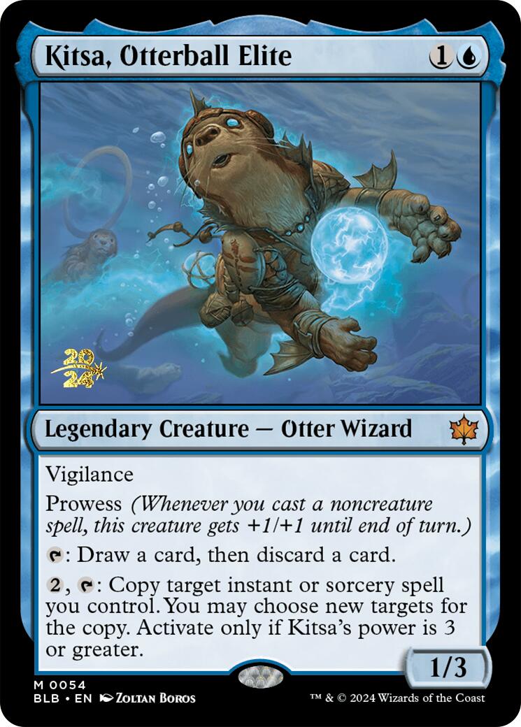 Kitsa, Otterball Elite [Bloomburrow Prerelease Promos] | Good Games Cannington