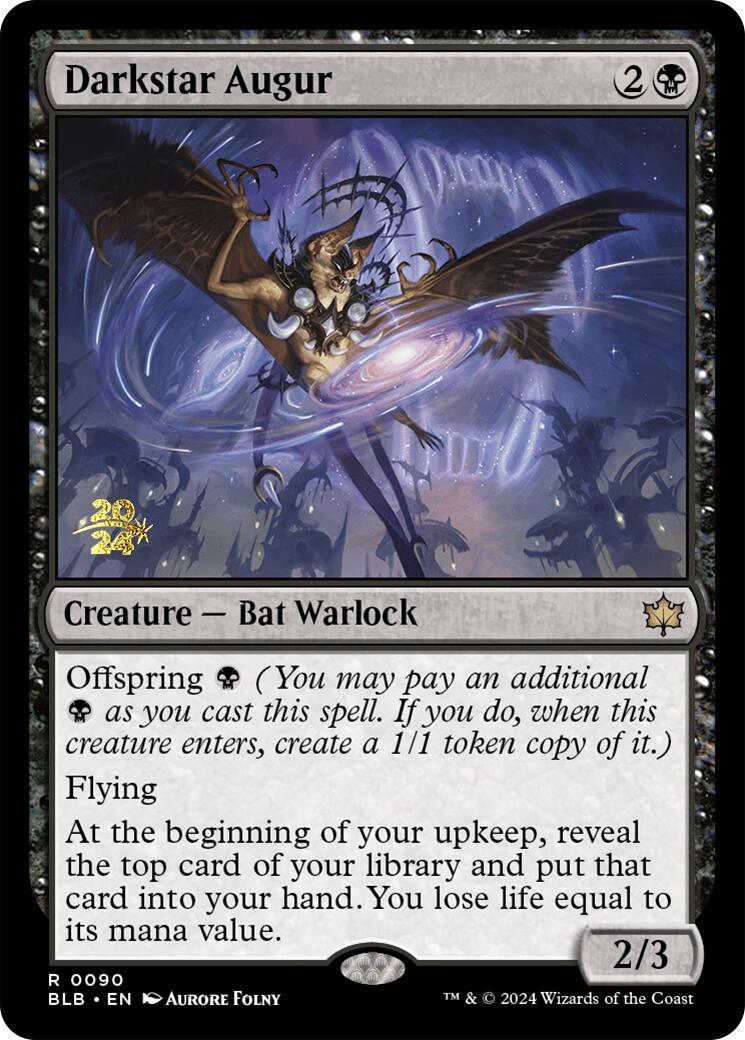 Darkstar Augur [Bloomburrow Prerelease Promos] | Good Games Cannington