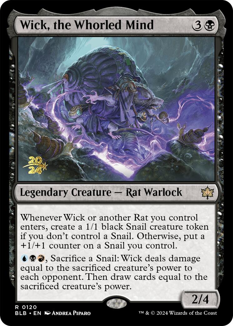 Wick, the Whorled Mind [Bloomburrow Prerelease Promos] | Good Games Cannington