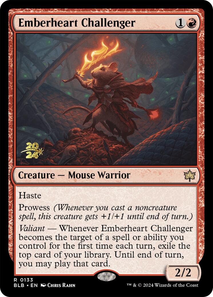 Emberheart Challenger [Bloomburrow Prerelease Promos] | Good Games Cannington