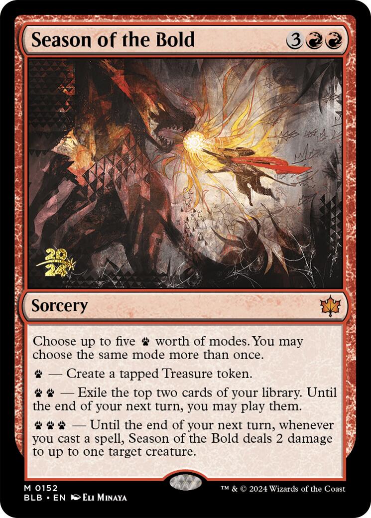Season of the Bold [Bloomburrow Prerelease Promos] | Good Games Cannington