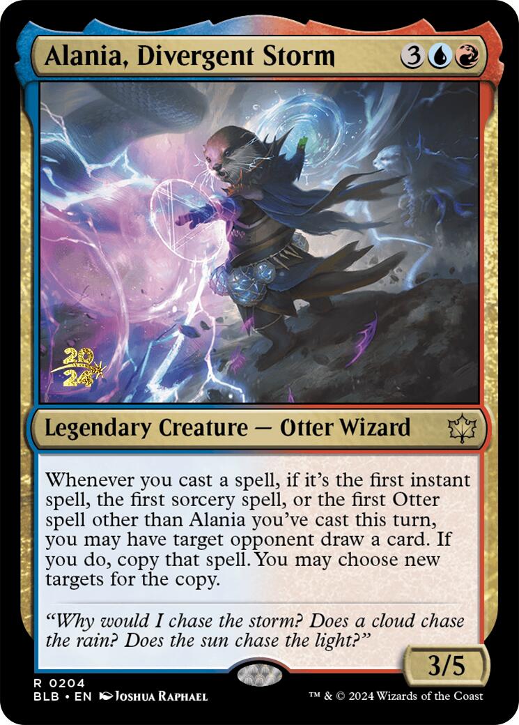 Alania, Divergent Storm [Bloomburrow Prerelease Promos] | Good Games Cannington