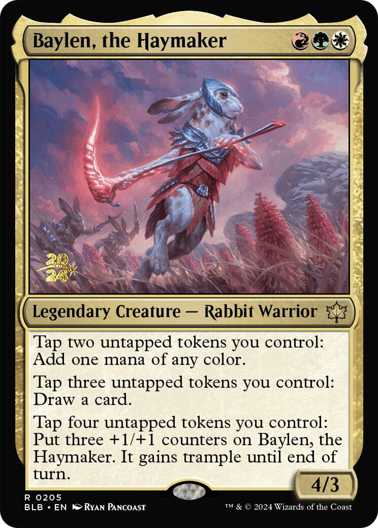 Baylen, the Haymaker [Bloomburrow Prerelease Promos] | Good Games Cannington